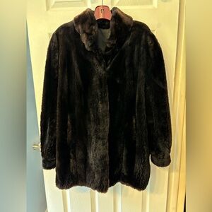 Vintage sheared beaver fur coat, excellent condition, no size